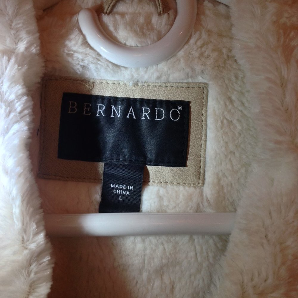 Bernardo Faux Leather Jacket Womens - Picture 8 of 11